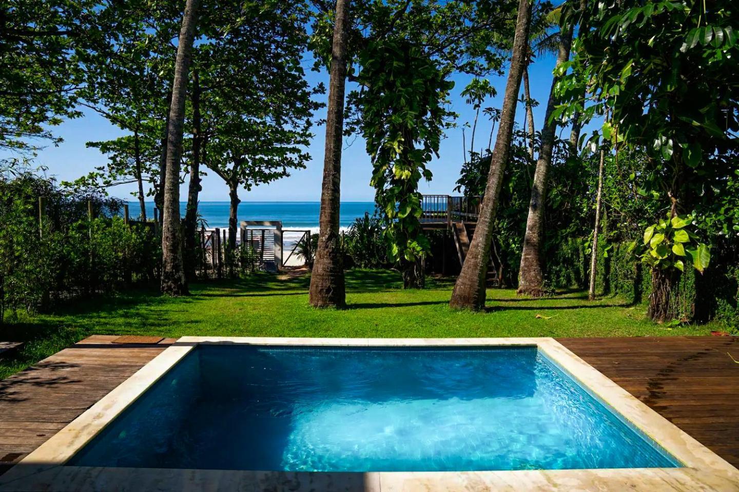 C7, Casa Vibrante, Pe Na Areia De Maresias Villa Sao Sebastiao  Eksteriør billede